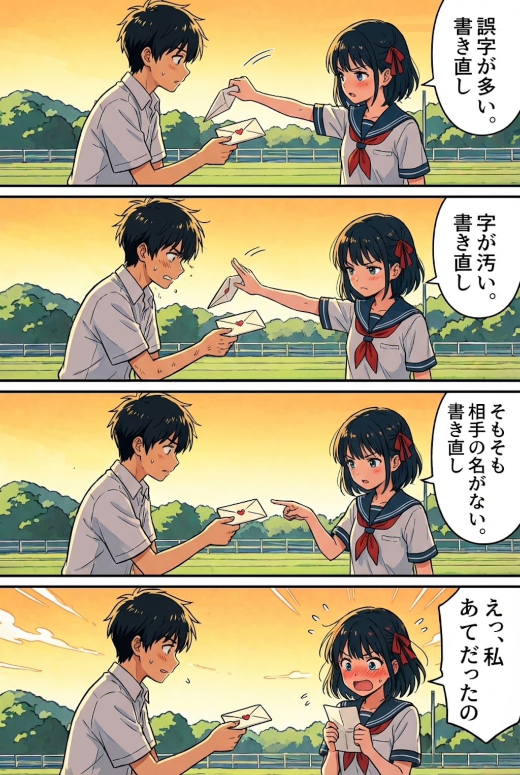 届かない二人