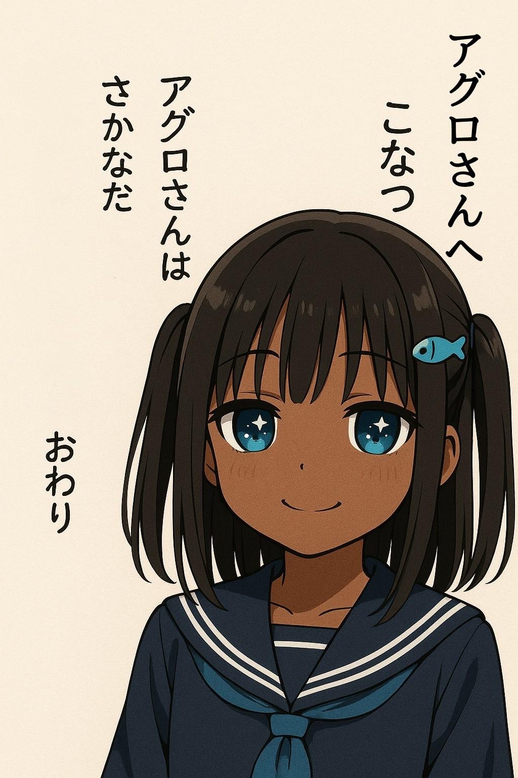 お手紙を書いたこなつちゃん