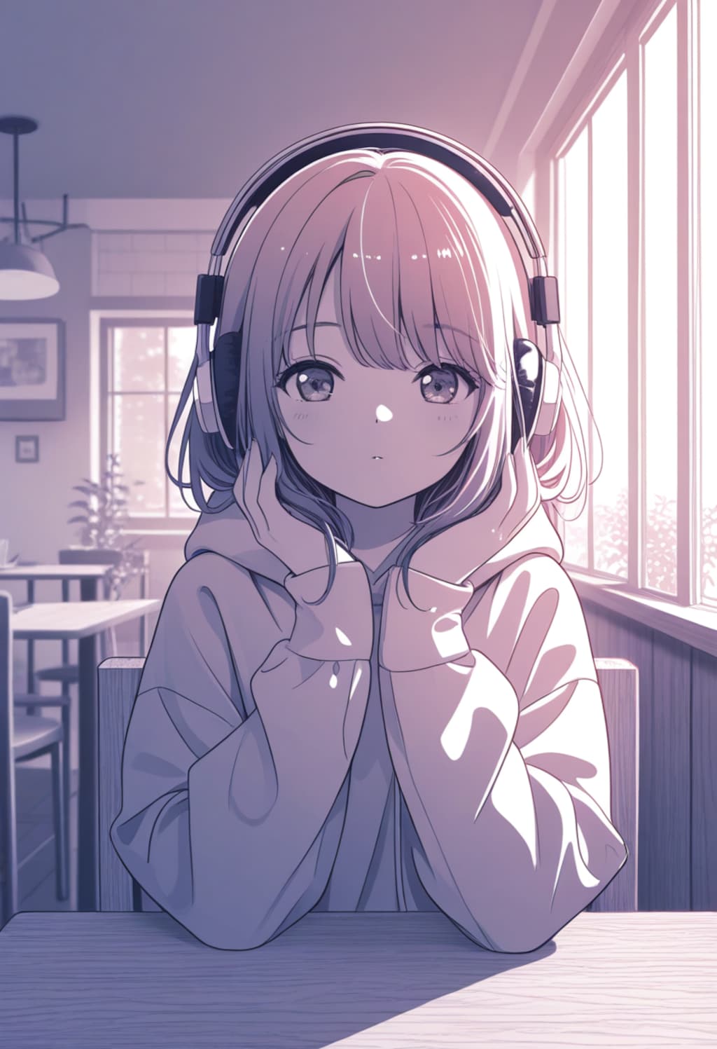 ヘッドフォンの少女(4)