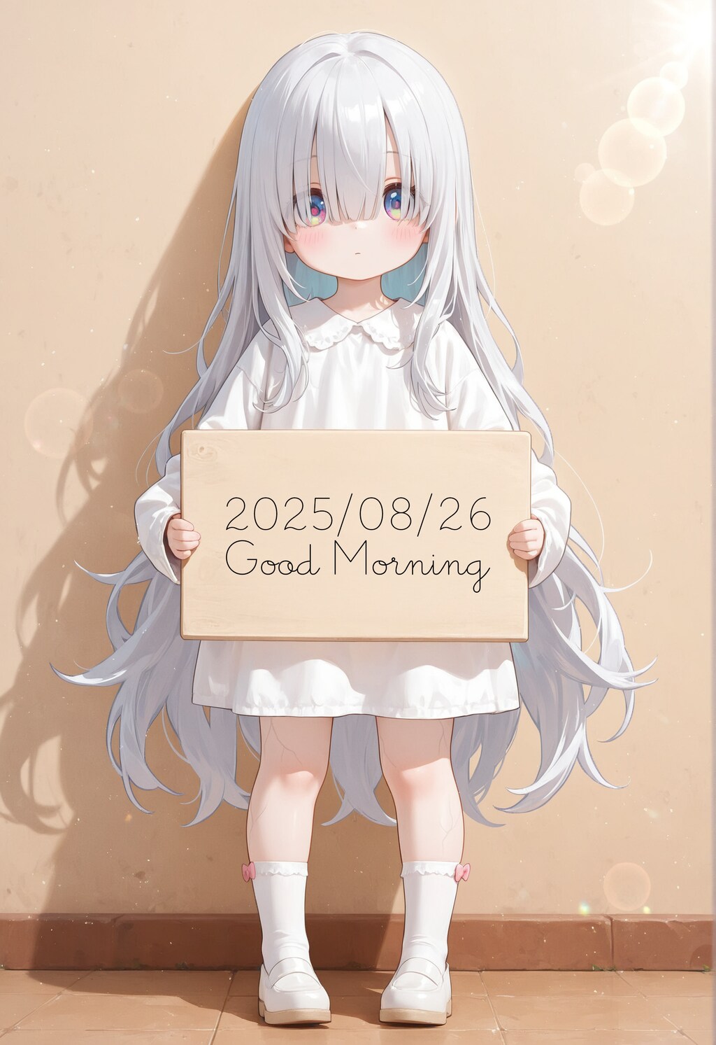 被検体Ω-3ちゃんは2025年8月26日の朝をお知らせしたい