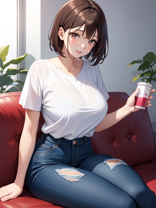 爆乳奥様のひととき