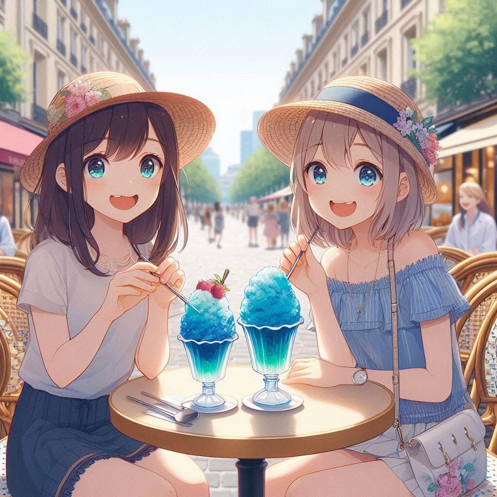 海外でも、かき氷