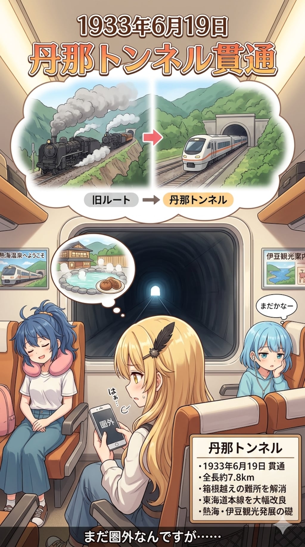 6月19日は丹那トンネル貫通の日
