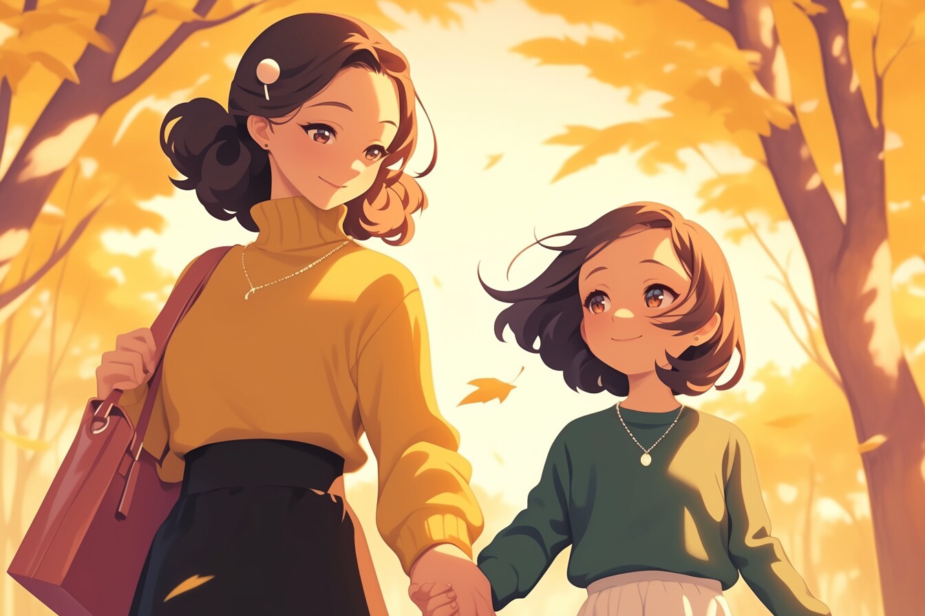 母と娘442 | の人気AIイラスト・グラビア