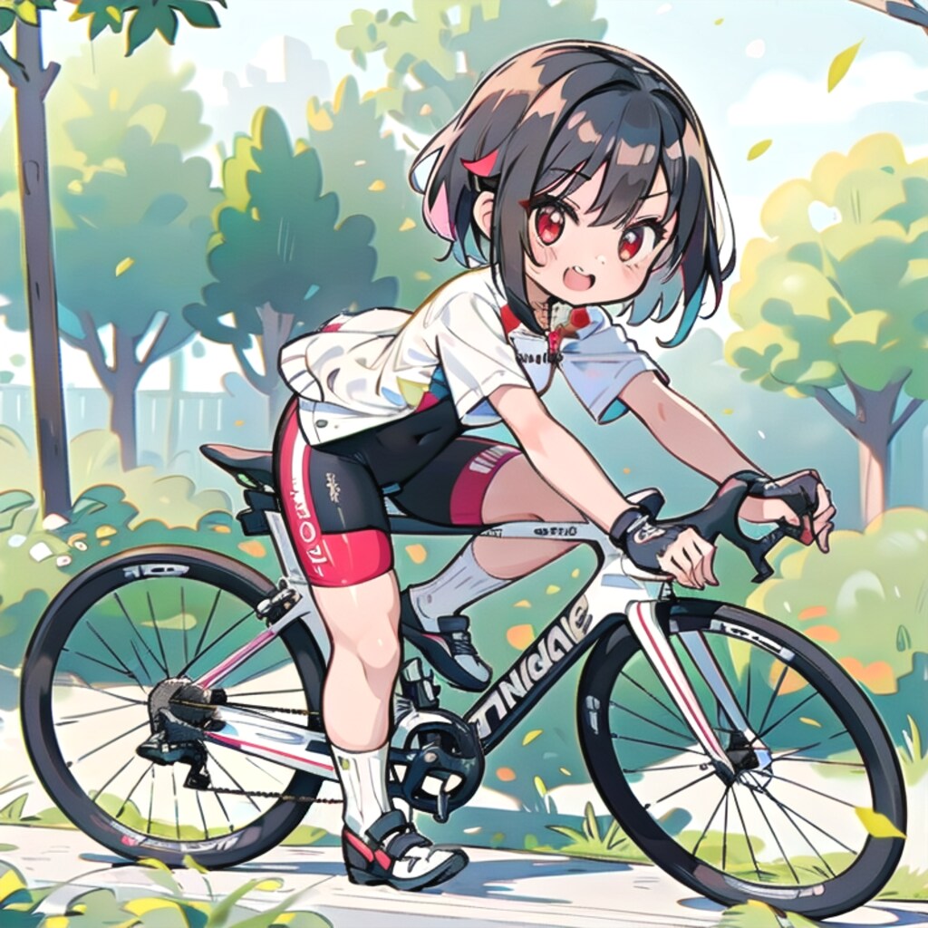 自転車女子 ライディングフォーム