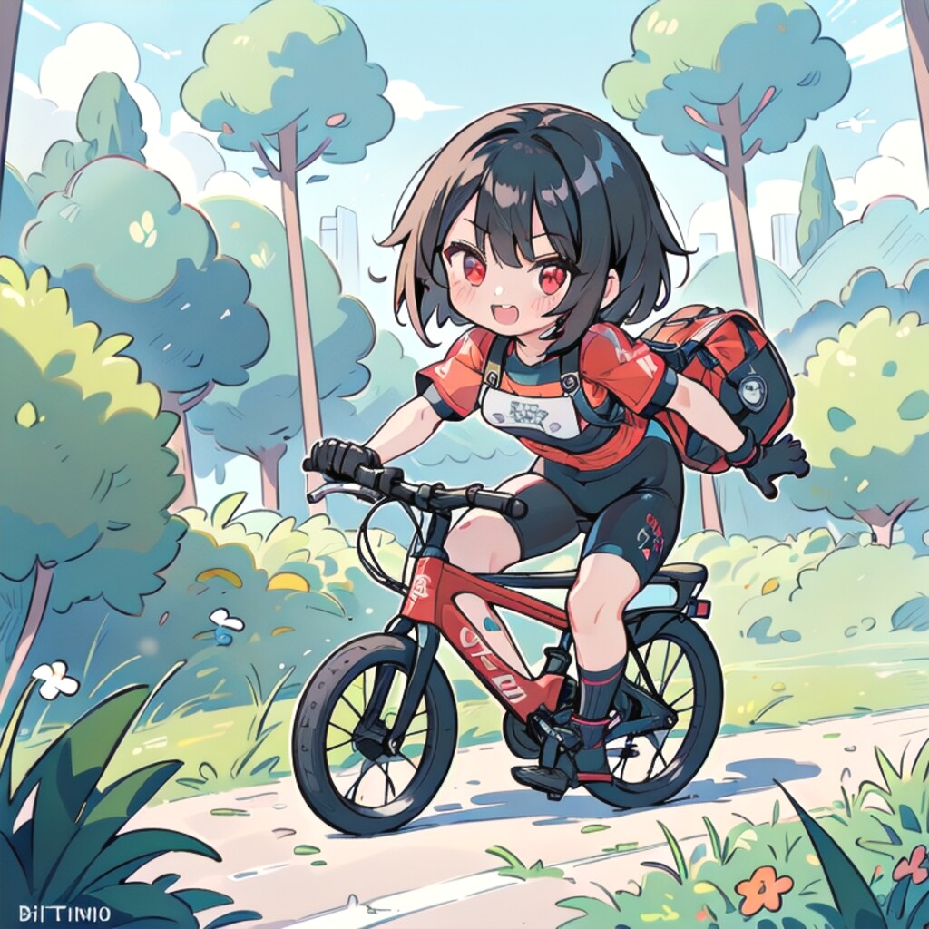自転車女子 ライディングフォーム