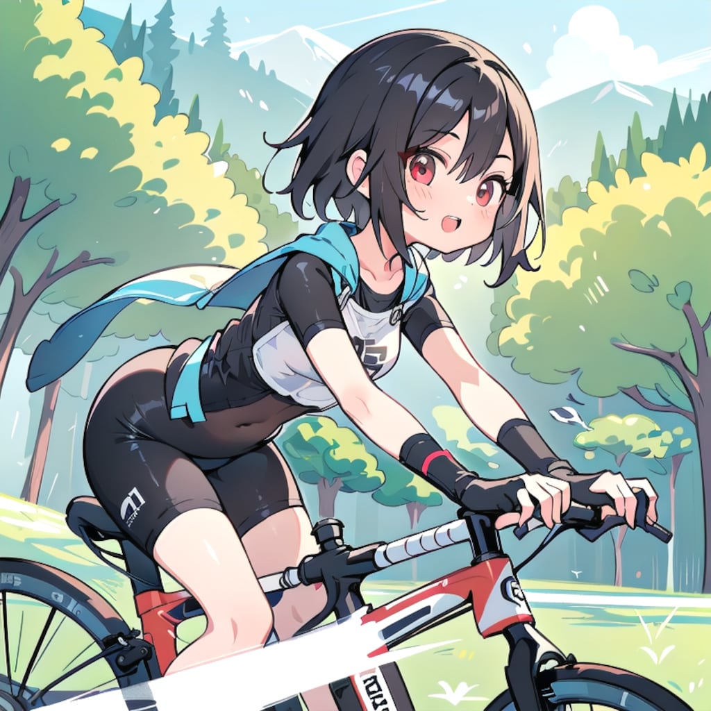 自転車女子 ライディングフォーム