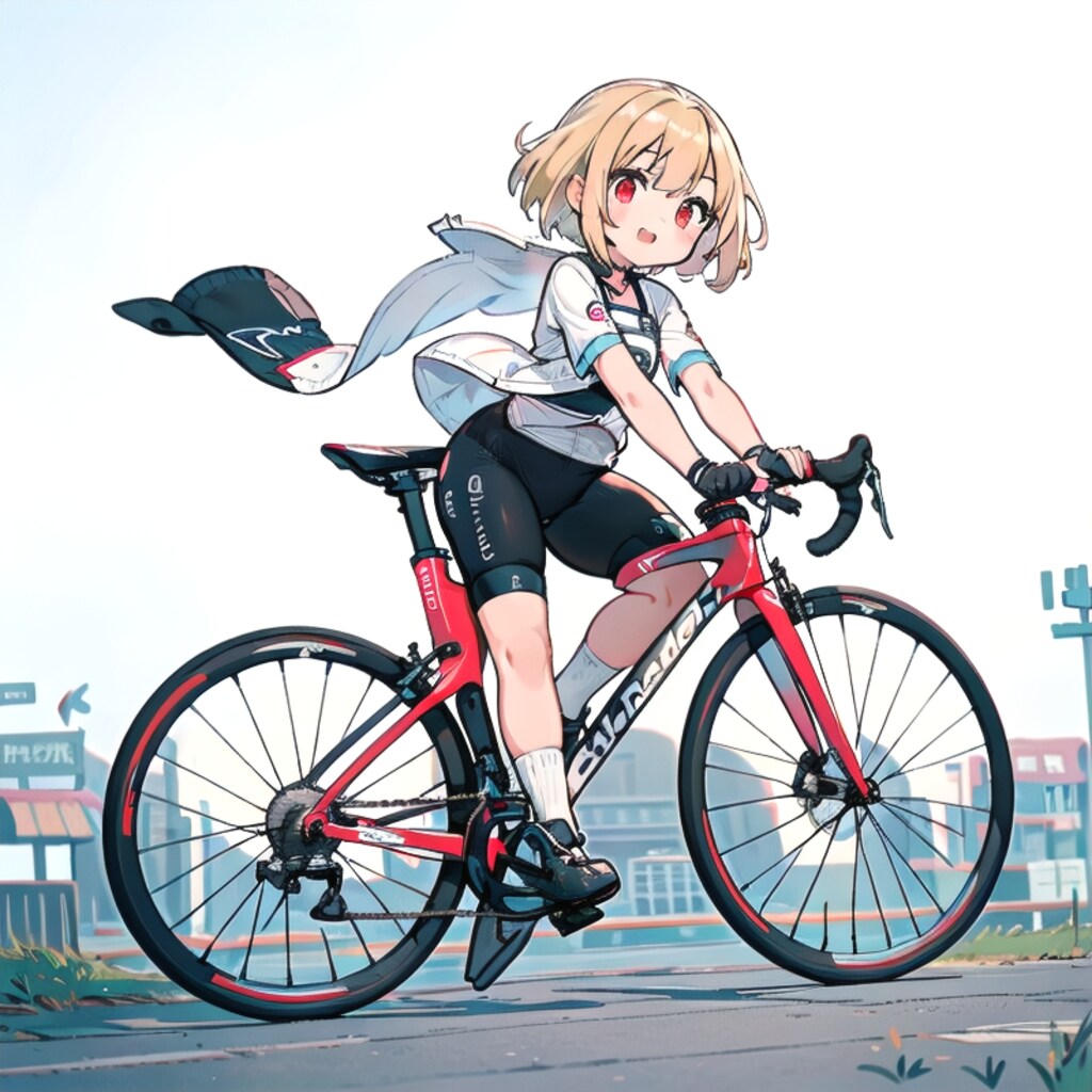 自転車女子 ライディングフォーム