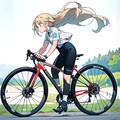 自転車女子 ライディングフォーム 4枚目