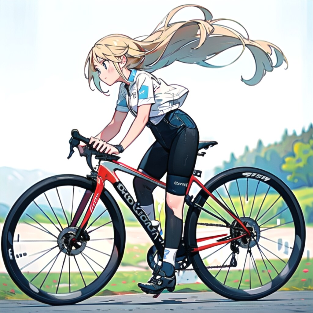 自転車女子 ライディングフォーム