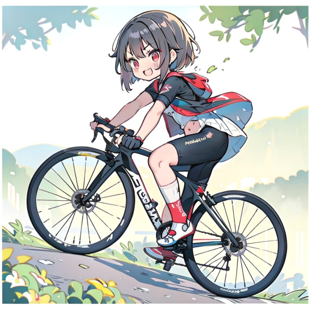 自転車女子 ライディングフォーム