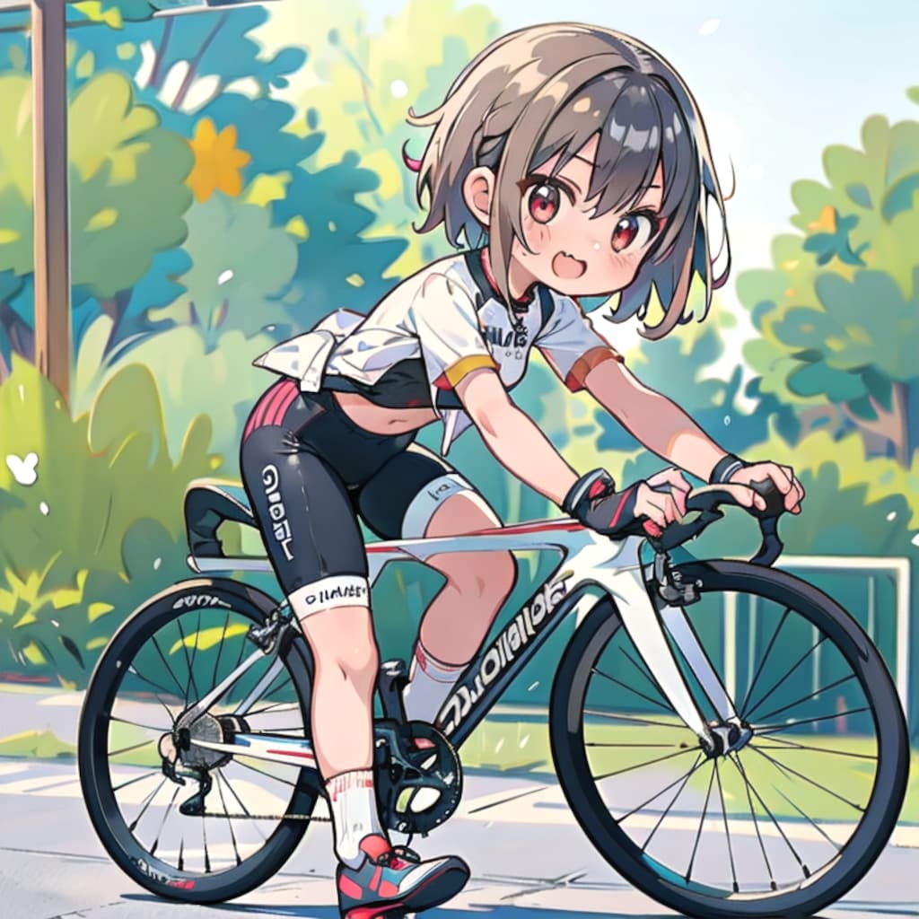 自転車女子 ライディングフォーム