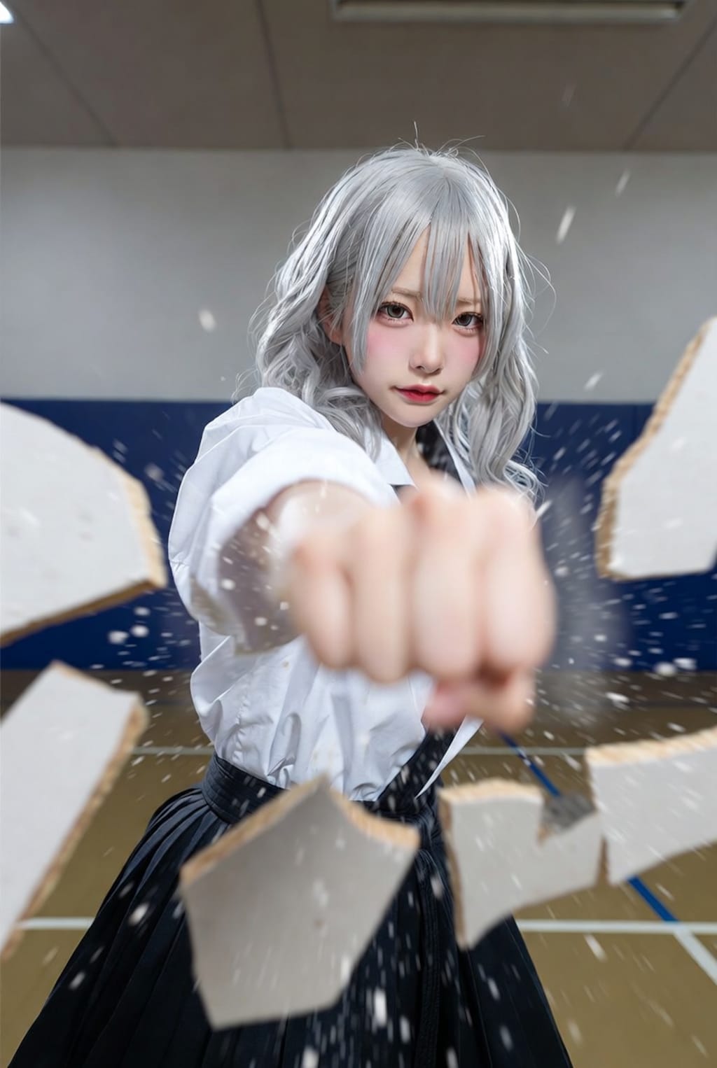 感謝の正拳突き