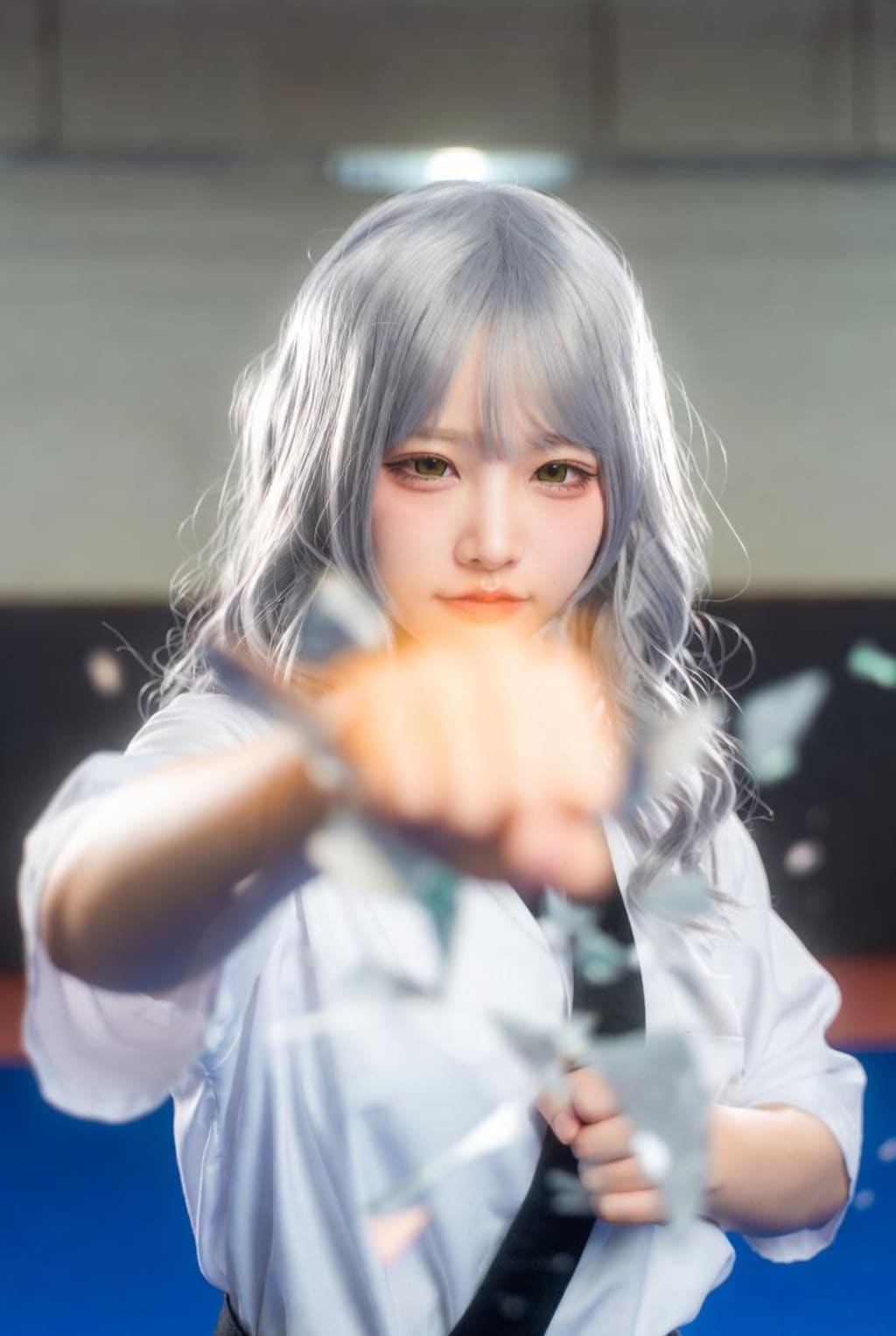 感謝の正拳突き