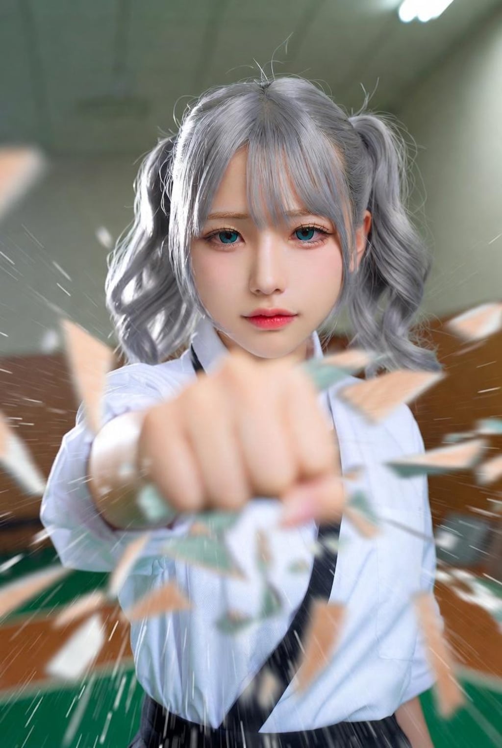 感謝の正拳突き