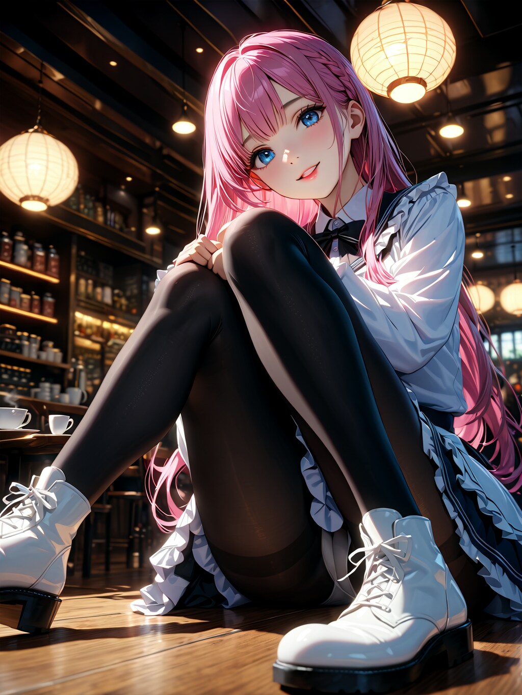 タイツが見れるカフェ