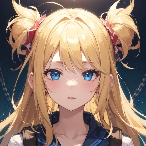 テストプロンプトで出てきたキツネ系女子。