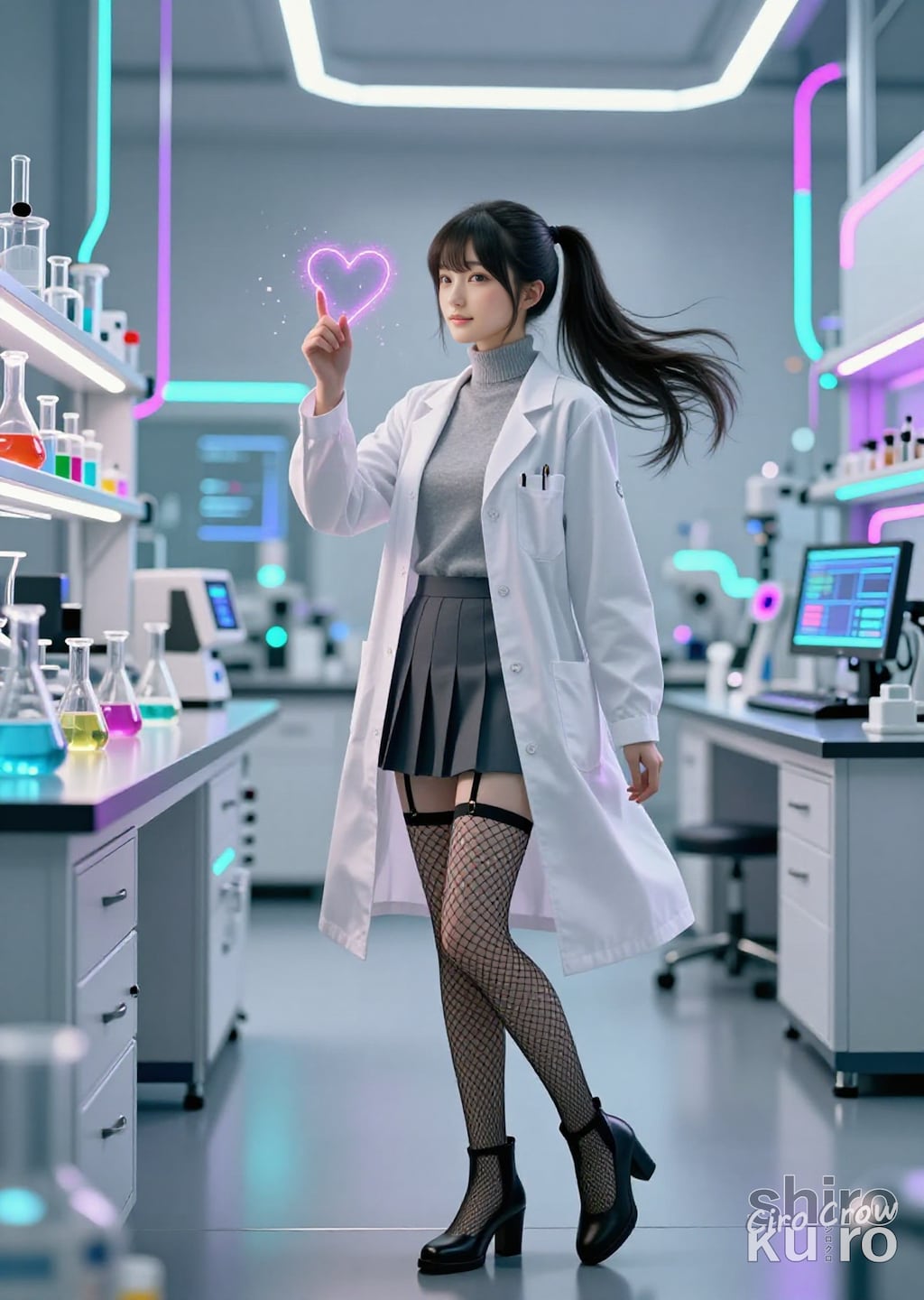 白衣とミニスカ