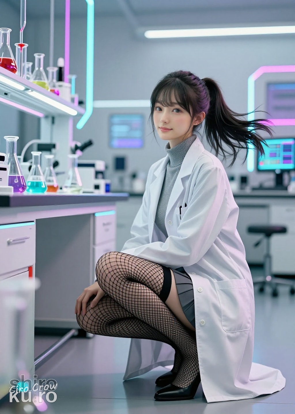 白衣とミニスカ