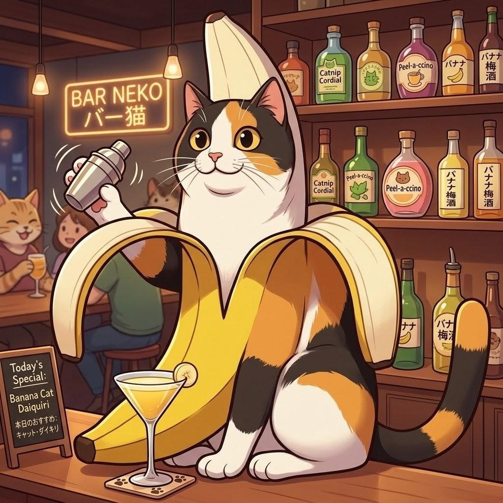 バナにゃんのにゃーテンダー