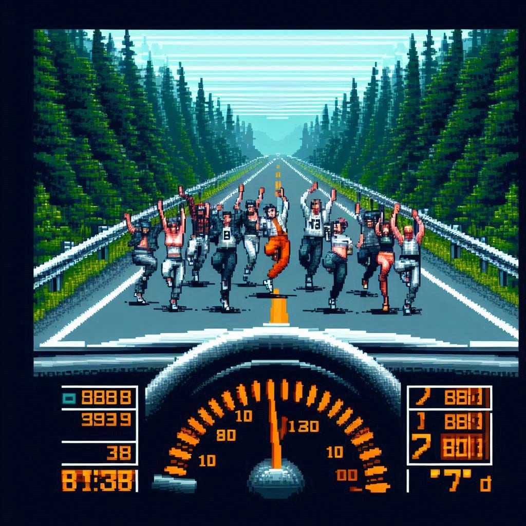 前衛的なのがいる