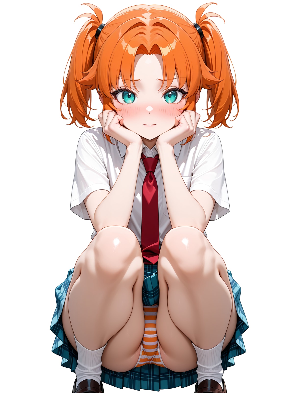しゃがみパンチラな照夏アミリー