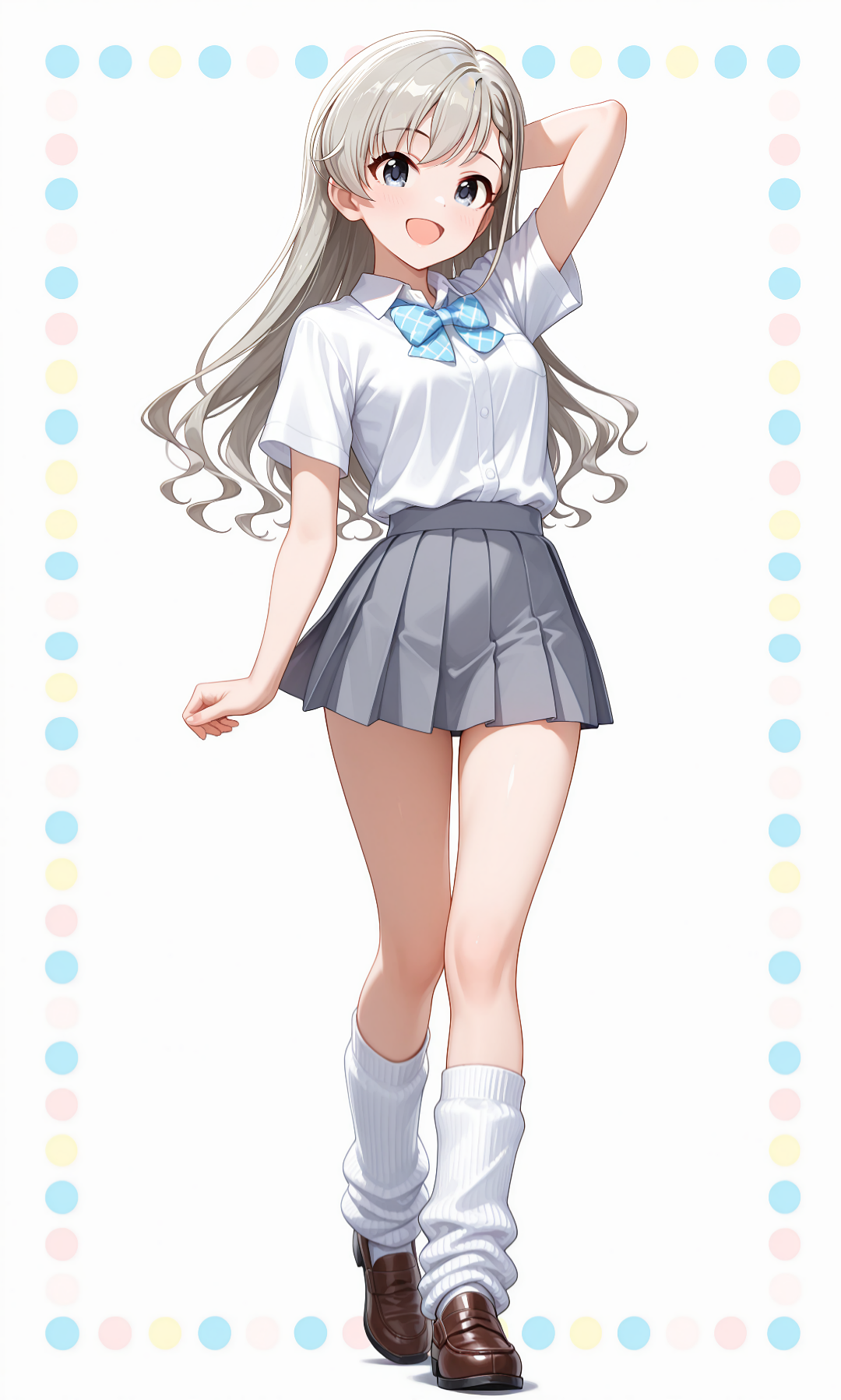 凪と颯のミニスカ制服＆ルーズソックス