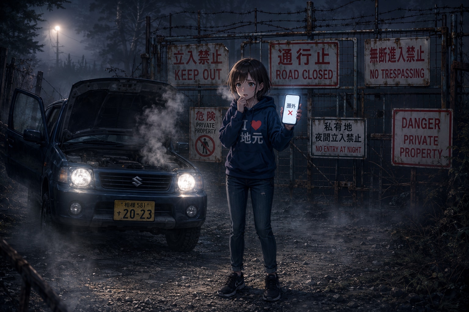異界へ迷い込む女の子