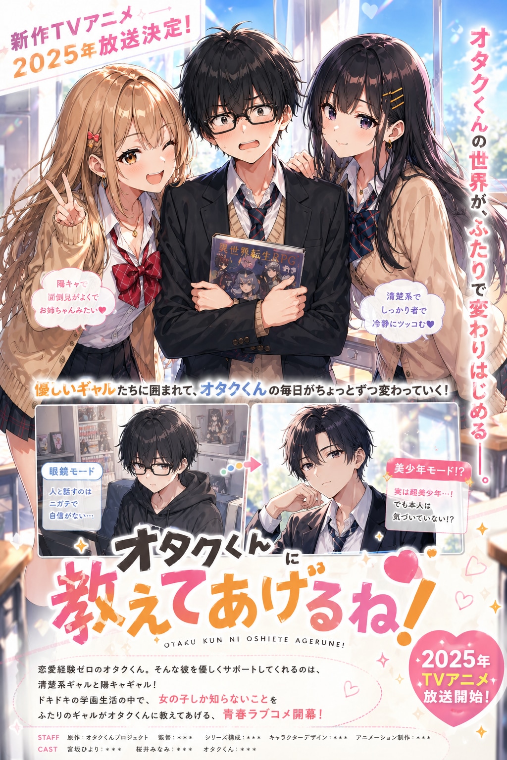 オタクくんに教えてあげるね!(仮) | の人気AIイラスト・グラビア