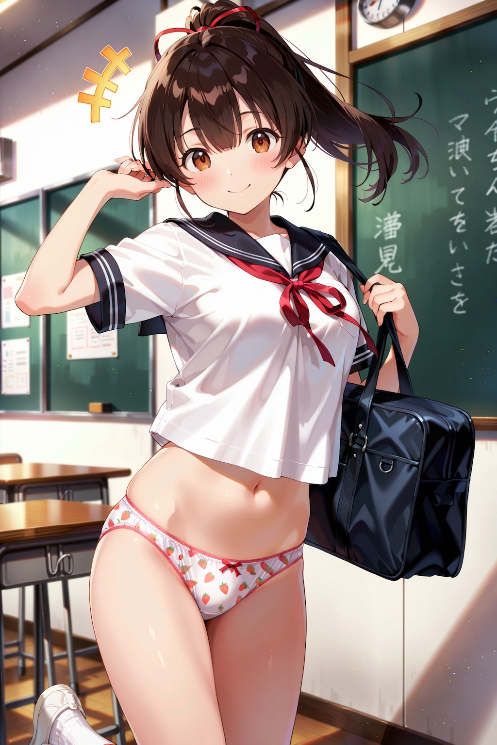 スカート無し登校撮影会 Y926