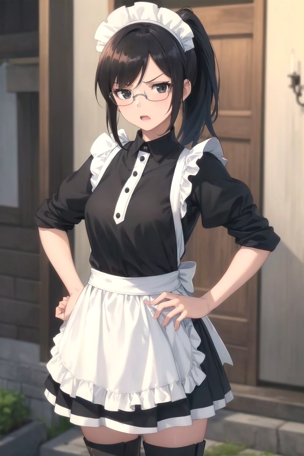 不機嫌メイド