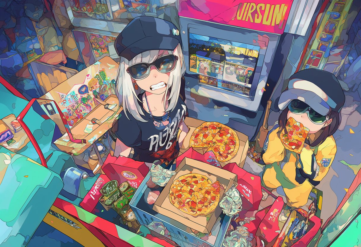Pepperoni Quattro | の人気AIイラスト・グラビア