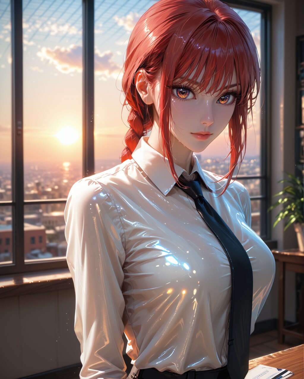 51. Date with Makima, Office suit