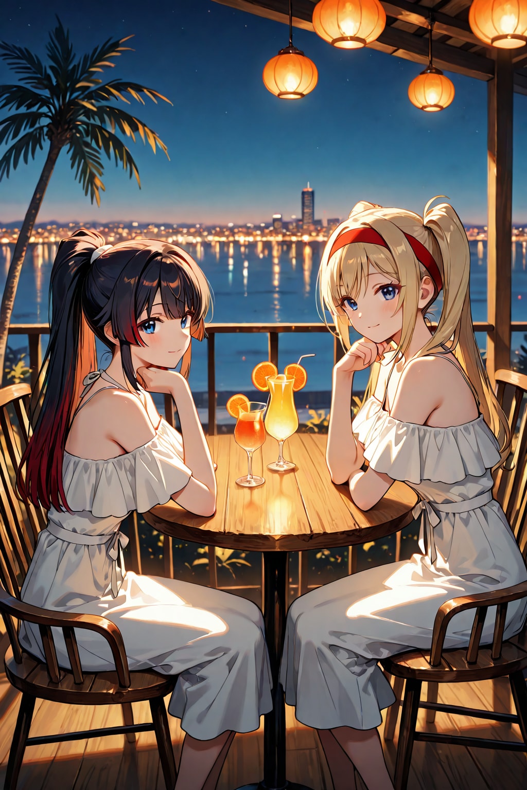 水辺の夜