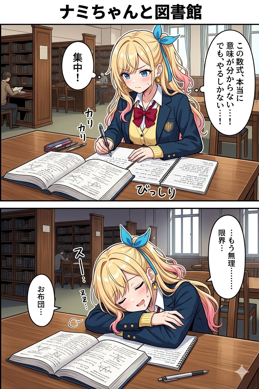 ナミちゃんと図書館