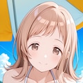 Pix LoRAでビキニ姿の真乃ちゃん👙🏖️❤️ 2枚目