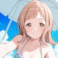Pix LoRAでビキニ姿の真乃ちゃん👙🏖️❤️ 3枚目