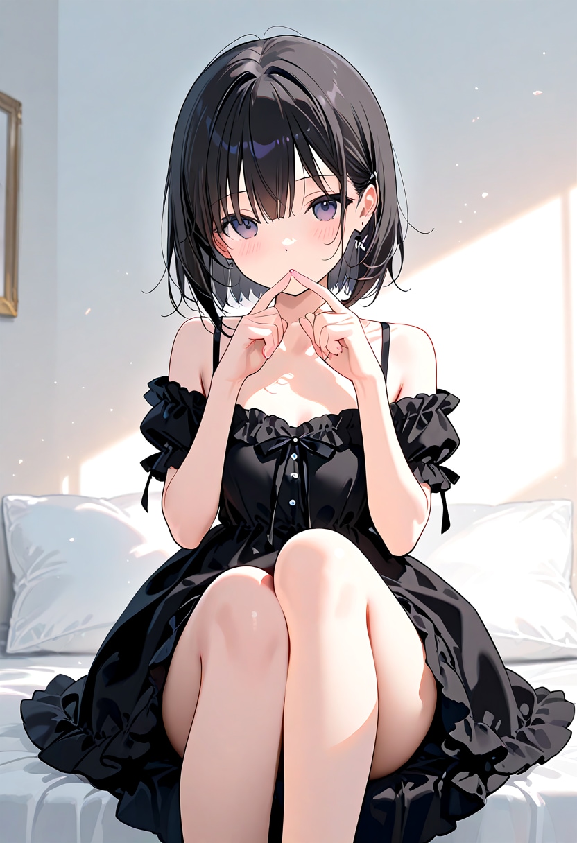 黒髪の美少女(36) | の人気AIイラスト・グラビア