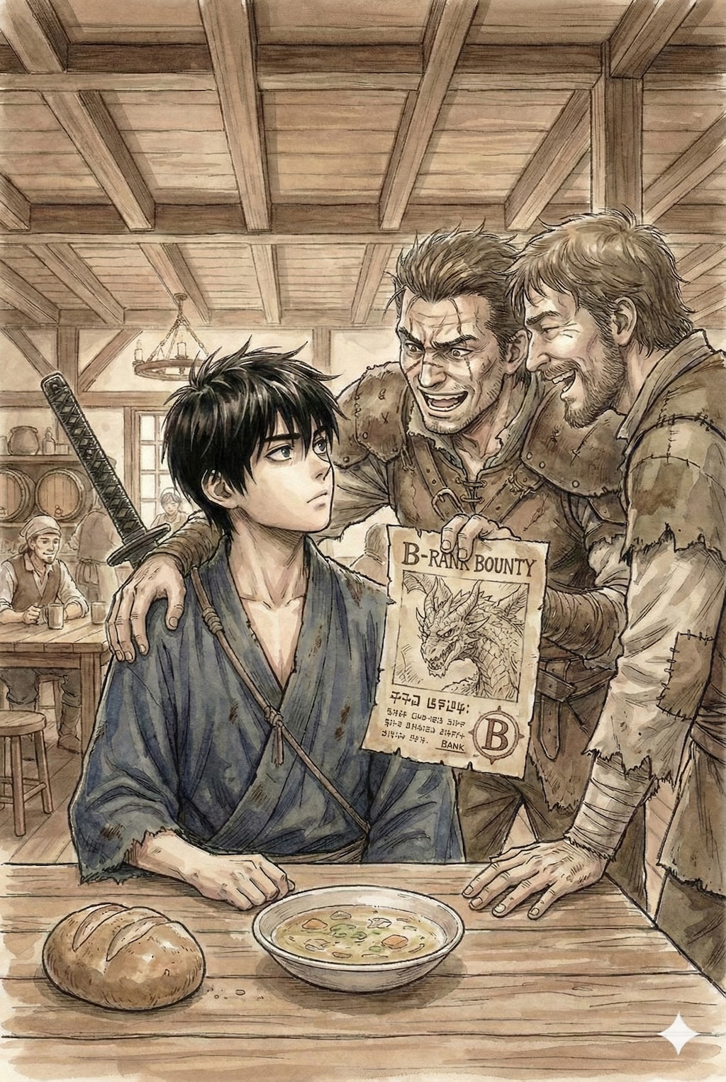 特に深く〜のやつ。優しい嘘と残酷な嘘。「こんな田舎に高難易度クエストはないの…」「俺たちが連れてってやるよ」