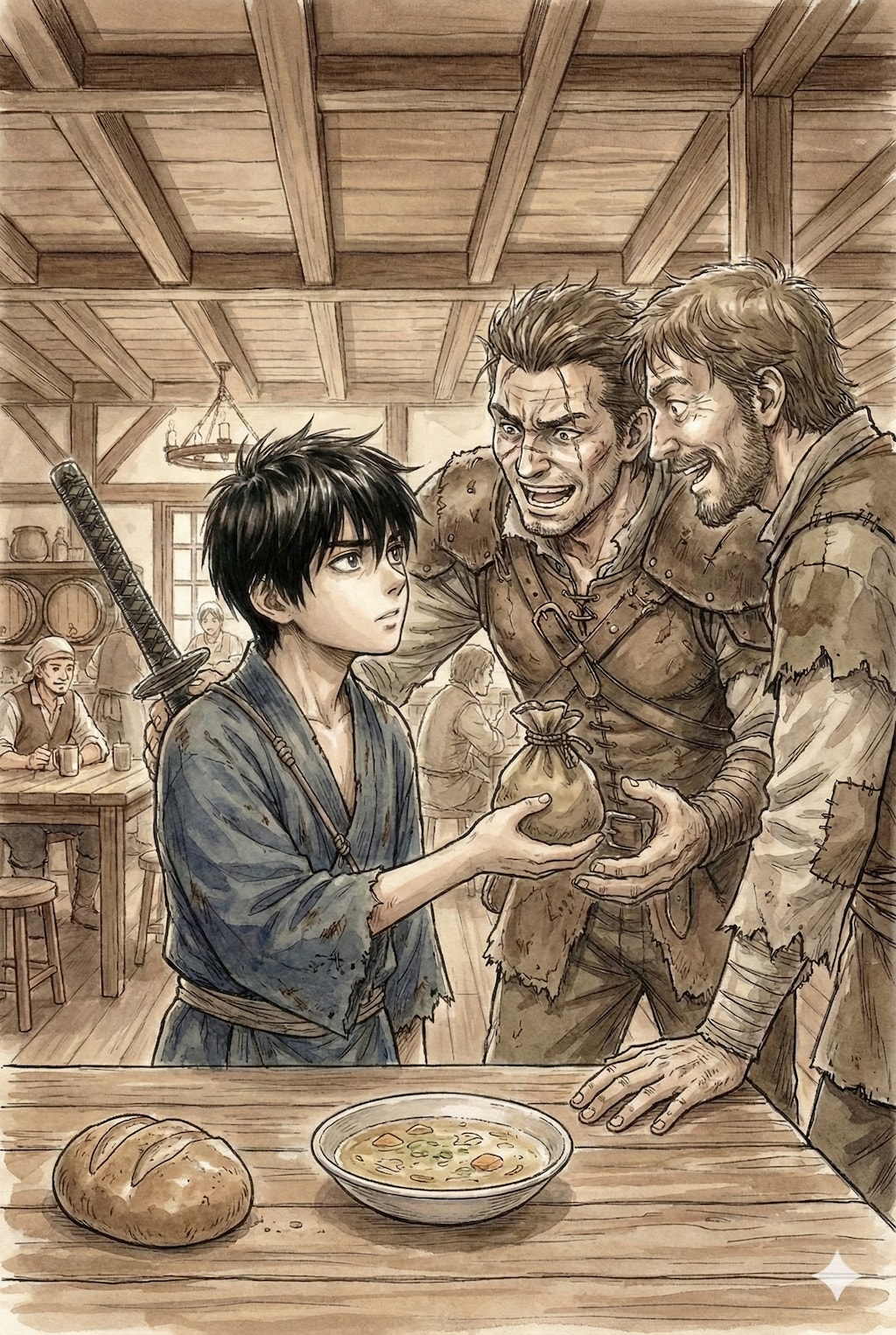 特に深く〜のやつ。優しい嘘と残酷な嘘。「こんな田舎に高難易度クエストはないの…」「俺たちが連れてってやるよ」