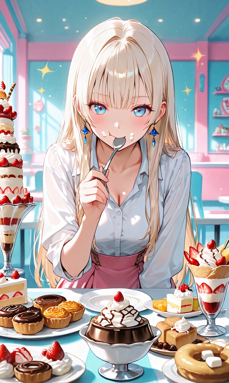 アストリアの日常８「甘党大作戦！ アストリア完全敗北編」 | の人気AIイラスト・グラビア