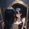 鏡越しの誘惑(黒) 11枚目