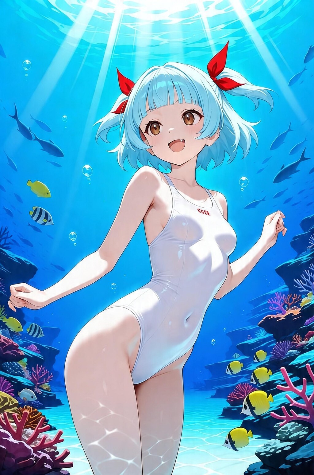 水中詰め合わせ よその子ちゃんＸ(クロス) メグナナ親子とウズリポちゃんと彩翔ちゃん編
