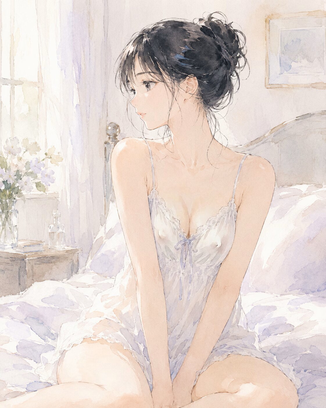 朝のシュミーズ´