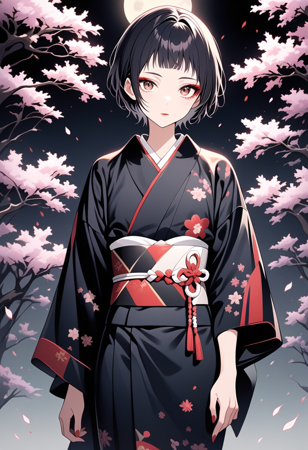 夜桜と新キャラ