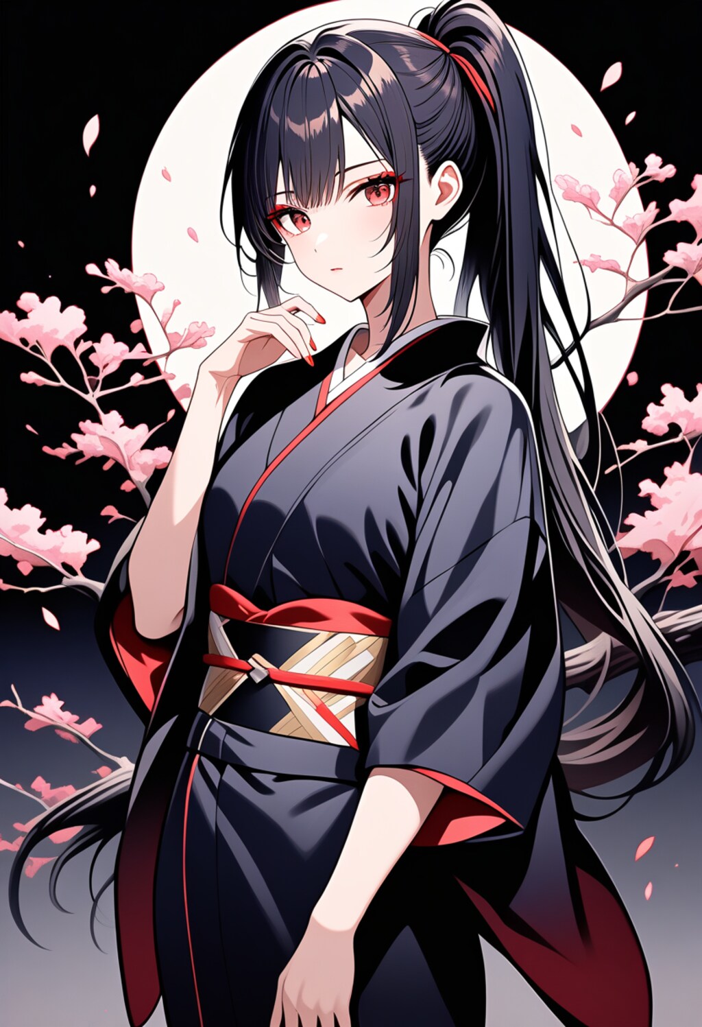 夜桜と新キャラ