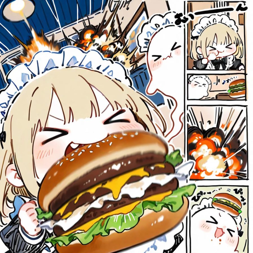 食 は パ ゥ ア ー 、パ ゥ ア ー は 食 🍔💥💥💥