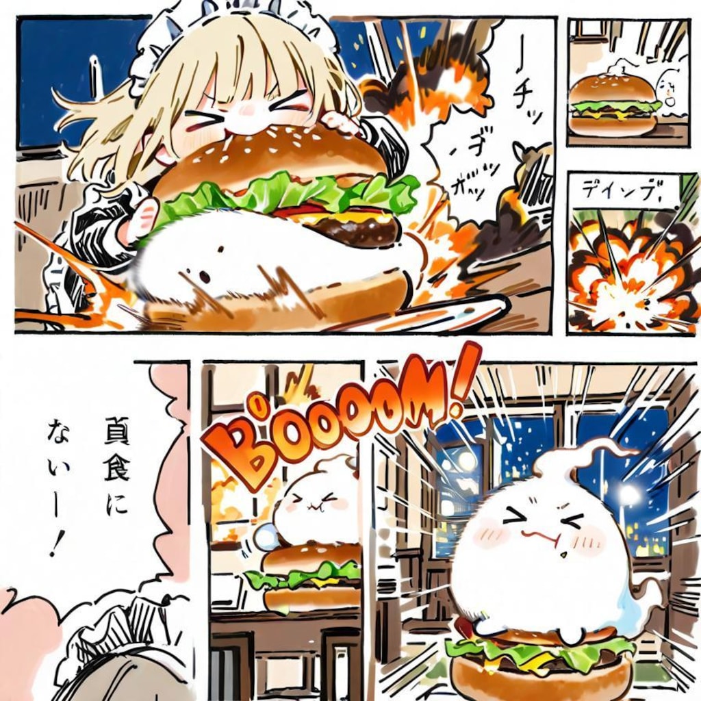 食 は パ ゥ ア ー 、パ ゥ ア ー は 食 🍔💥💥💥
