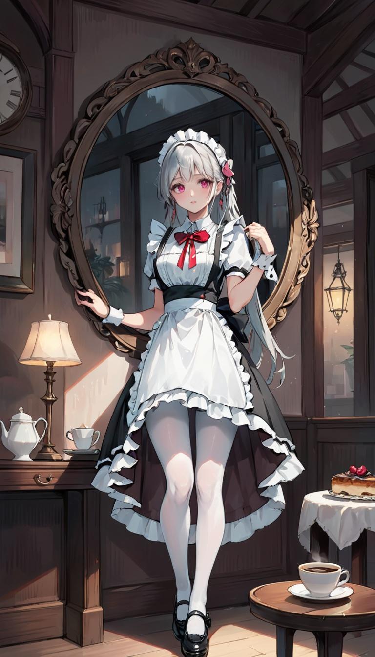 cafe maid S1_5 | の人気AIイラスト・グラビア