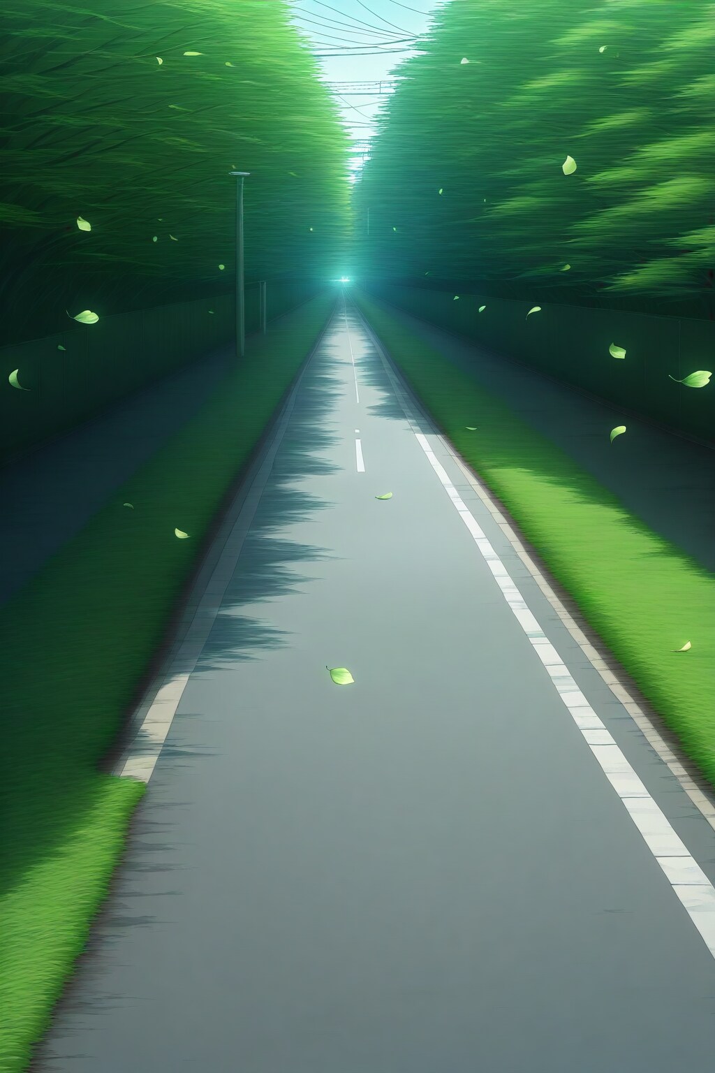 新緑の中の道 | の人気AIイラスト・グラビア